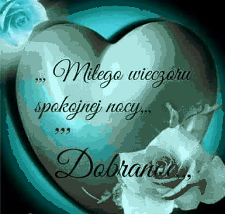 Kolorowe serce miłego wieczoru